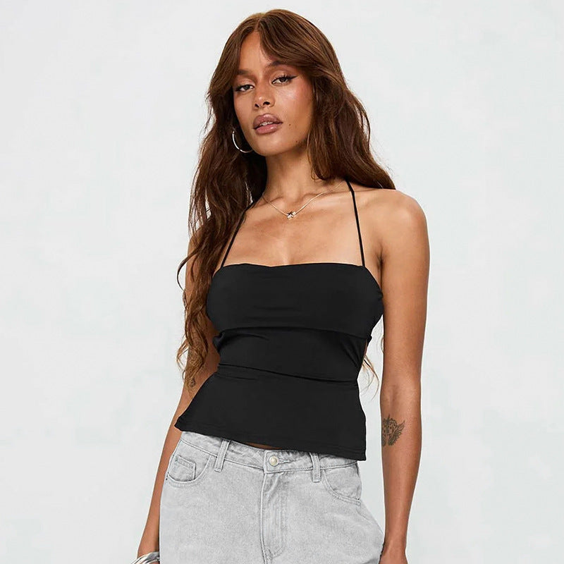 Damen lässiges Trägershirt mit hochwertigem Material und modischem Schnitt Drune