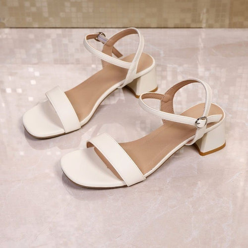 Damen elegante Slingbacks mit modischem Blockabsatz Drune