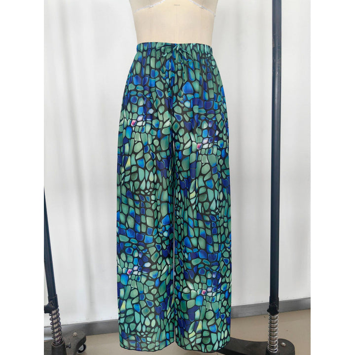 Damen Strandhose mit modischem Zebra-Muster Drune