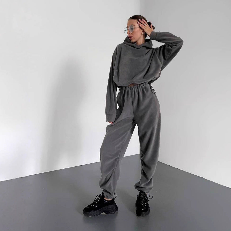 Damen kuscheliger Sweatsuit Drune