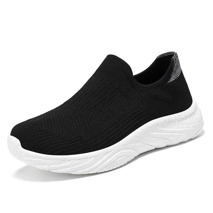 Damen nan nahtloser Strick-Sockensneaker mit extragel dämpfender Wave-EVA-Sohle Drune