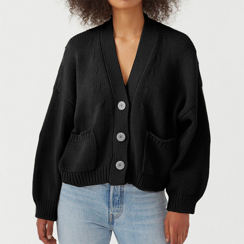 Damen Strickjacke mit praktischen Taschen Drune