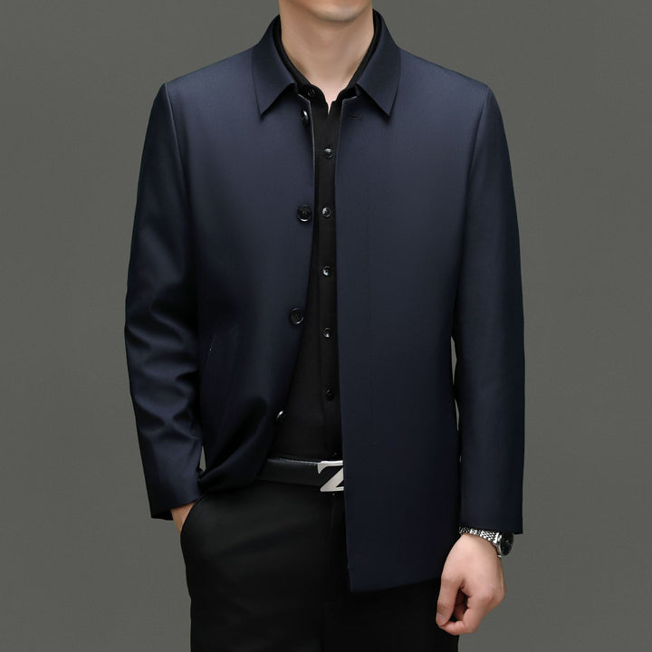Herren modische Übergangsjacke mit klassischem Schnitt und feinen Details Drune