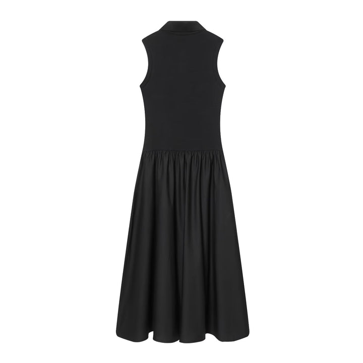 Damen Polo-Kleid mit schwingendem Rock und klassischem Kragen Drune