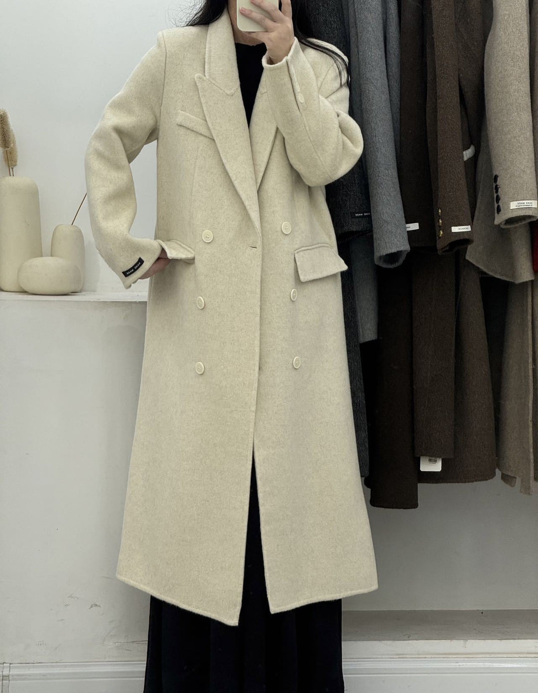 Drune | Eleganter Wollmantel für Damen