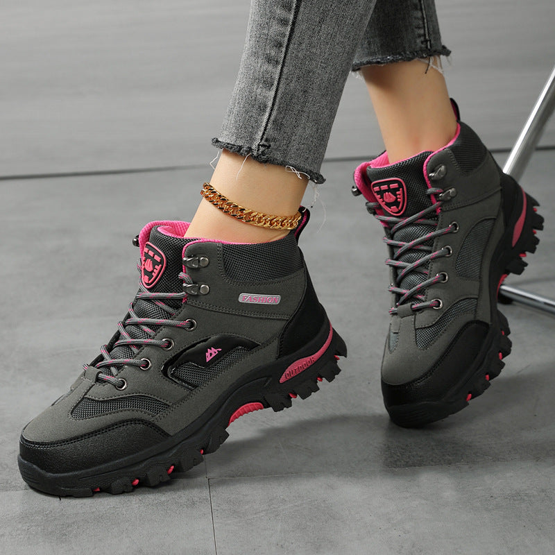 Damen Hochleistungs-Wasserdichte Wanderstiefel Drune