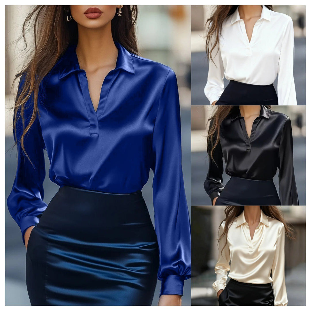 Damen elegante Bluse Drune