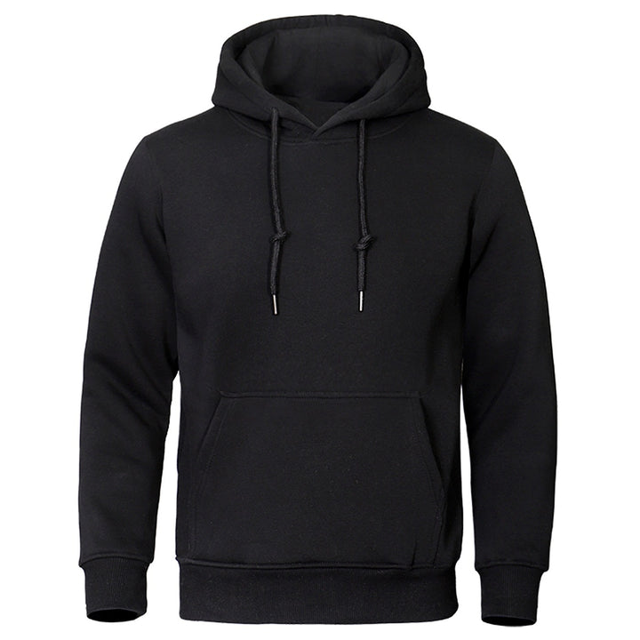 Unisex Premium-Kapuzenpullover mit extra hohem Kragen, Kängurutasche und gebürstetem Innenfutter Drune