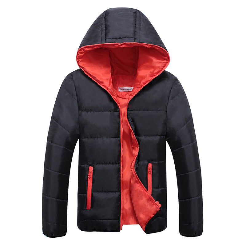 Unisex nan leichte Steppjacke mit wattierter Isolierung, gefütterter Kapuze und verdeckten Reißverschlusstaschen Drune
