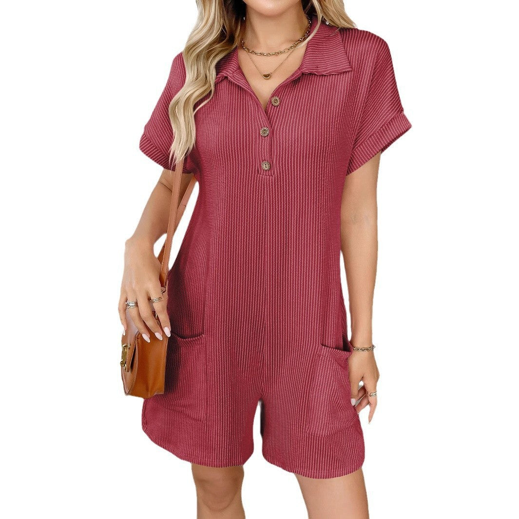 Damen Kurzoverall Drune