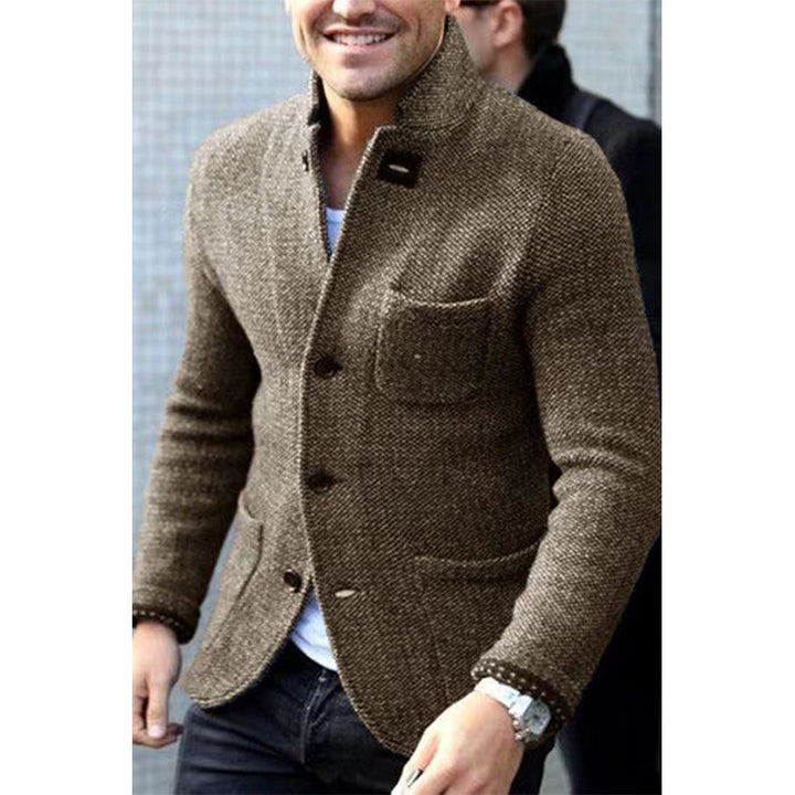 Herren Casual Chic Strickblazer Drune