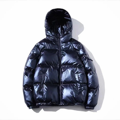 Unisex nan gepolsterte Steppjacke mit Thermoisolierung, Stehkragen und Ärmeltasche Drune