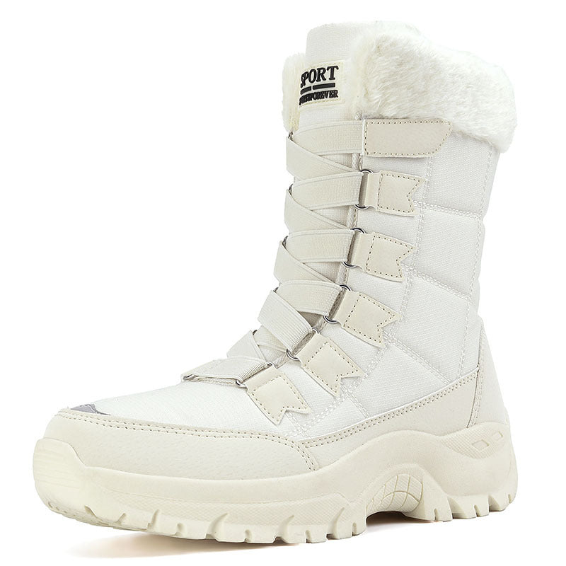 Damen Wetterfeste Winterstiefel mit isolierendem Innenfutter und rutschfester Sohle Drune