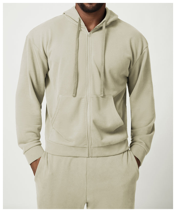 Herren Kapuzenjacke mit weichem Innenfutter und praktischen Taschen Drune