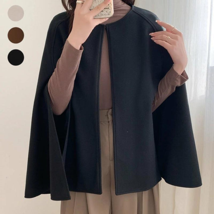 Damen elegante Umhangjacke Drune