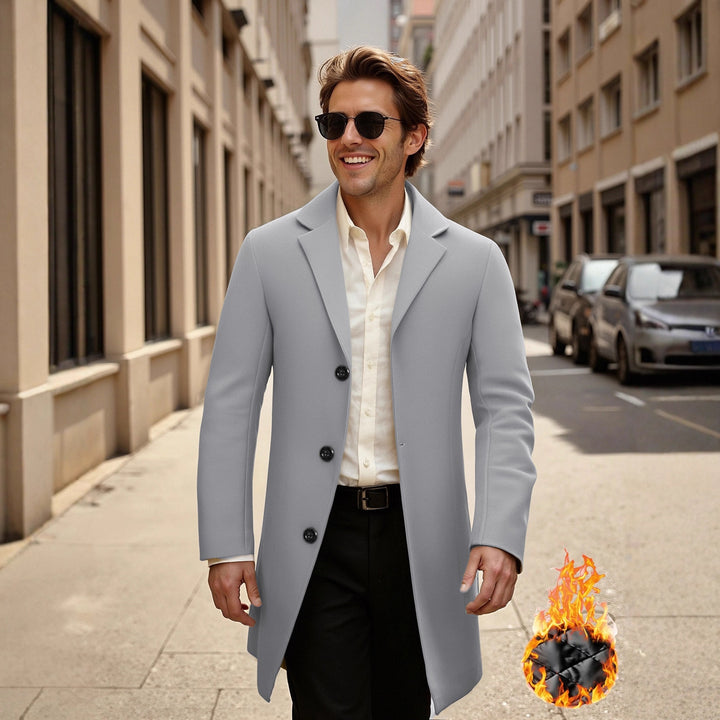 Herren eleganter und stilvoller Übercoat Drune