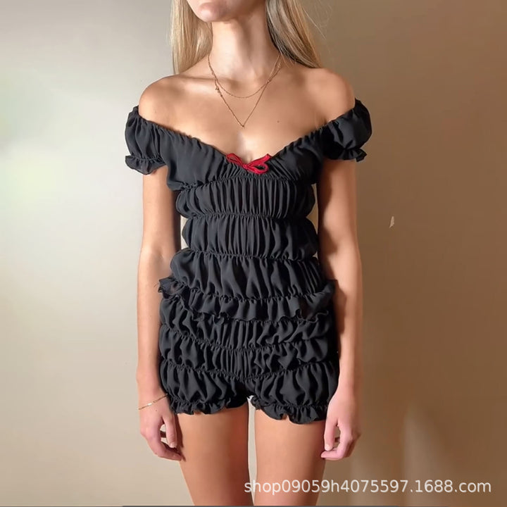 Damen Off-Shoulder Sommeroverall Drune