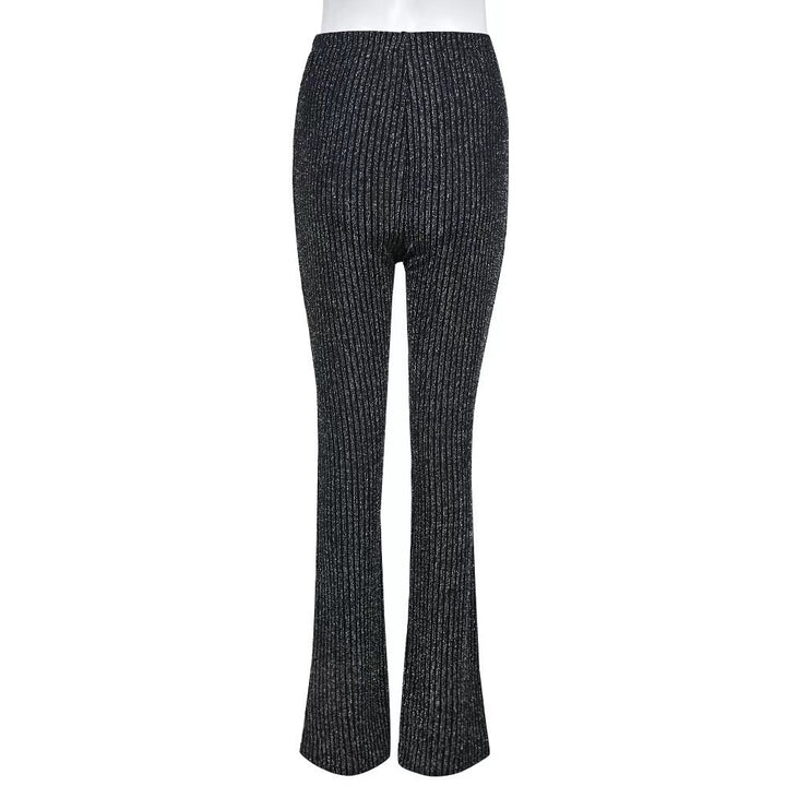 Damen eleganten Schlaghosen Drune