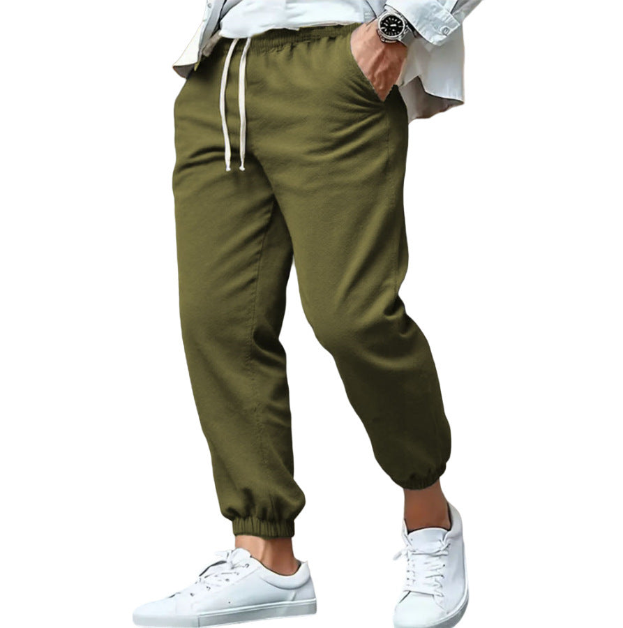 Herren nan tapered Sweat-Jogger mit elastischem Bund, Kordelzug und eingeschlossenen Bündchen Drune