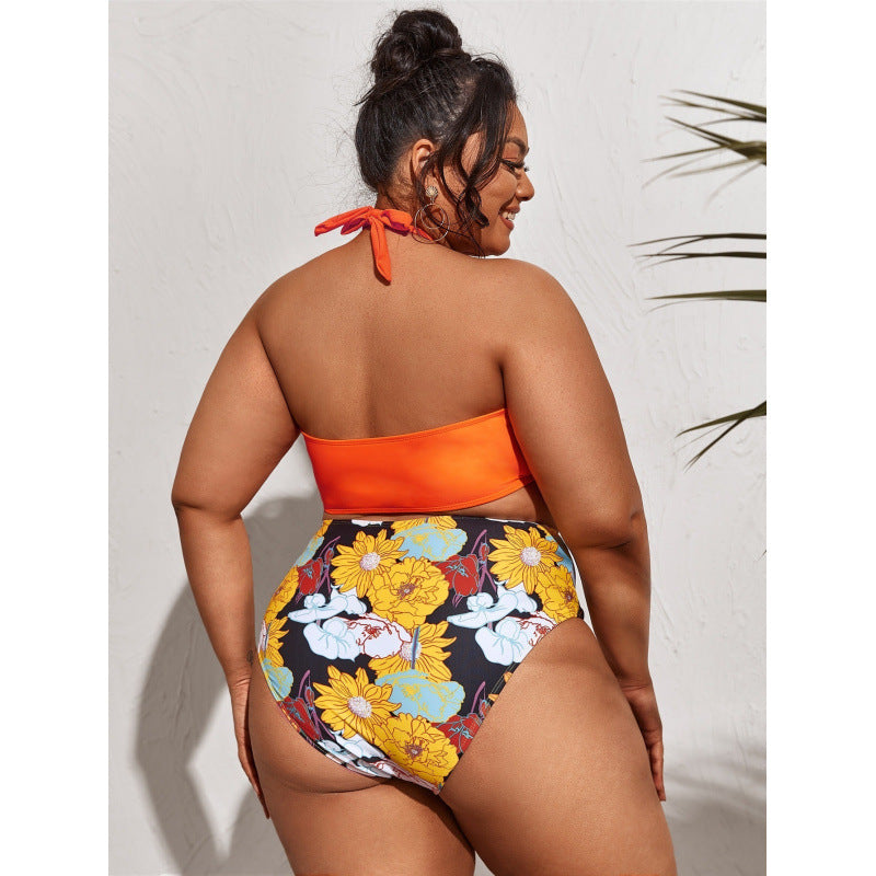 Damen Hochwertiger Cut-Out Bikini mit hohem Taillenslip und verstellbaren Trägern Drune