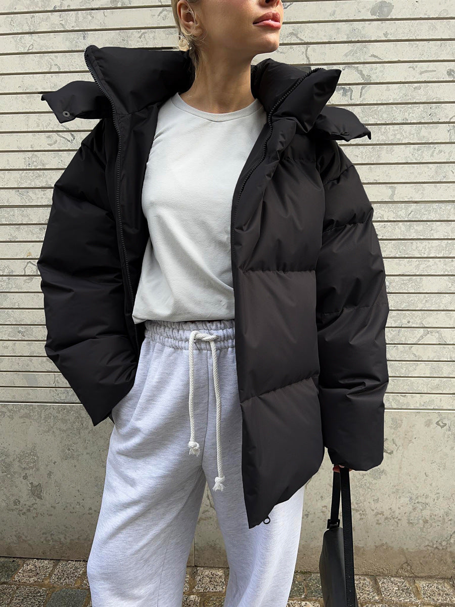 Drune | Schönheit Kapuze Lockere Baumwolljacke