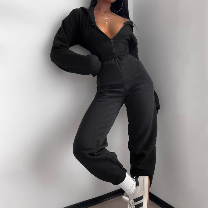 Damen Body mit eleganten Volantärmel Drune