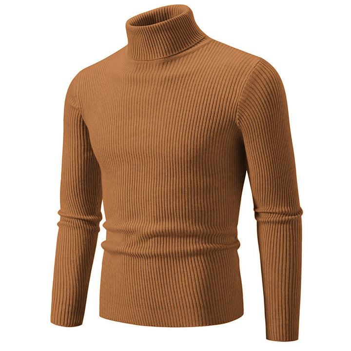 Herren feiner Rollkragenpullover aus langlebigem Strickmaterial Drune