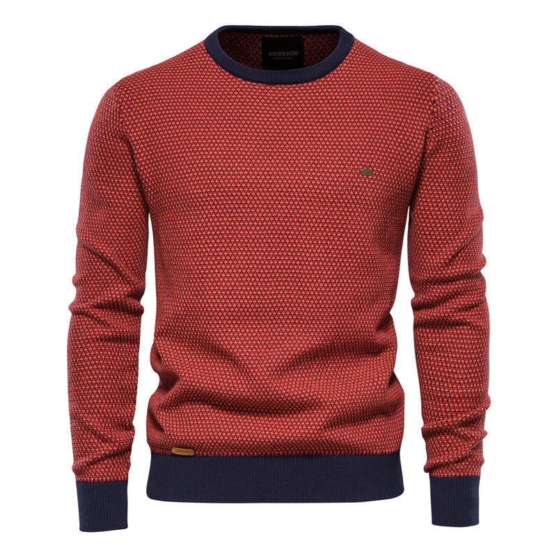 Herren Strickpullover im modernen Wabenmuster mit angenehmem Tragegefühl Drune