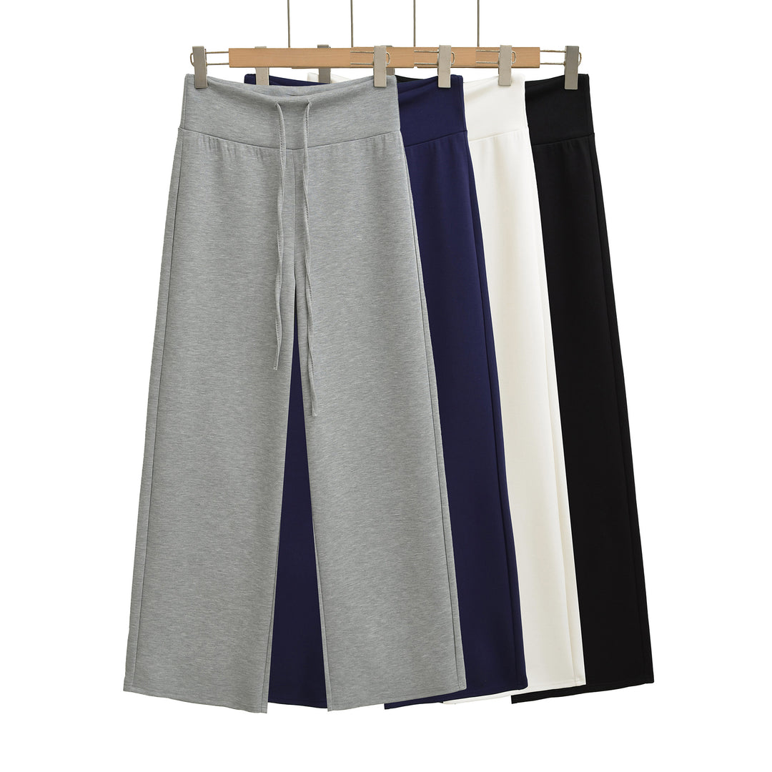 Damen weite Sporthose mit flexiblem Taillenzug Drune