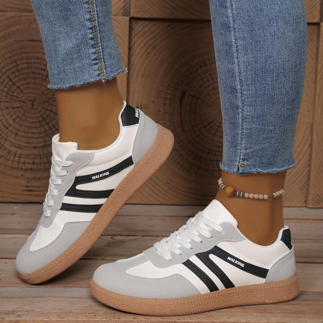 Damen Sportliche Sneakers mit rutschfester Sohle und weichem Innenfutter Drune
