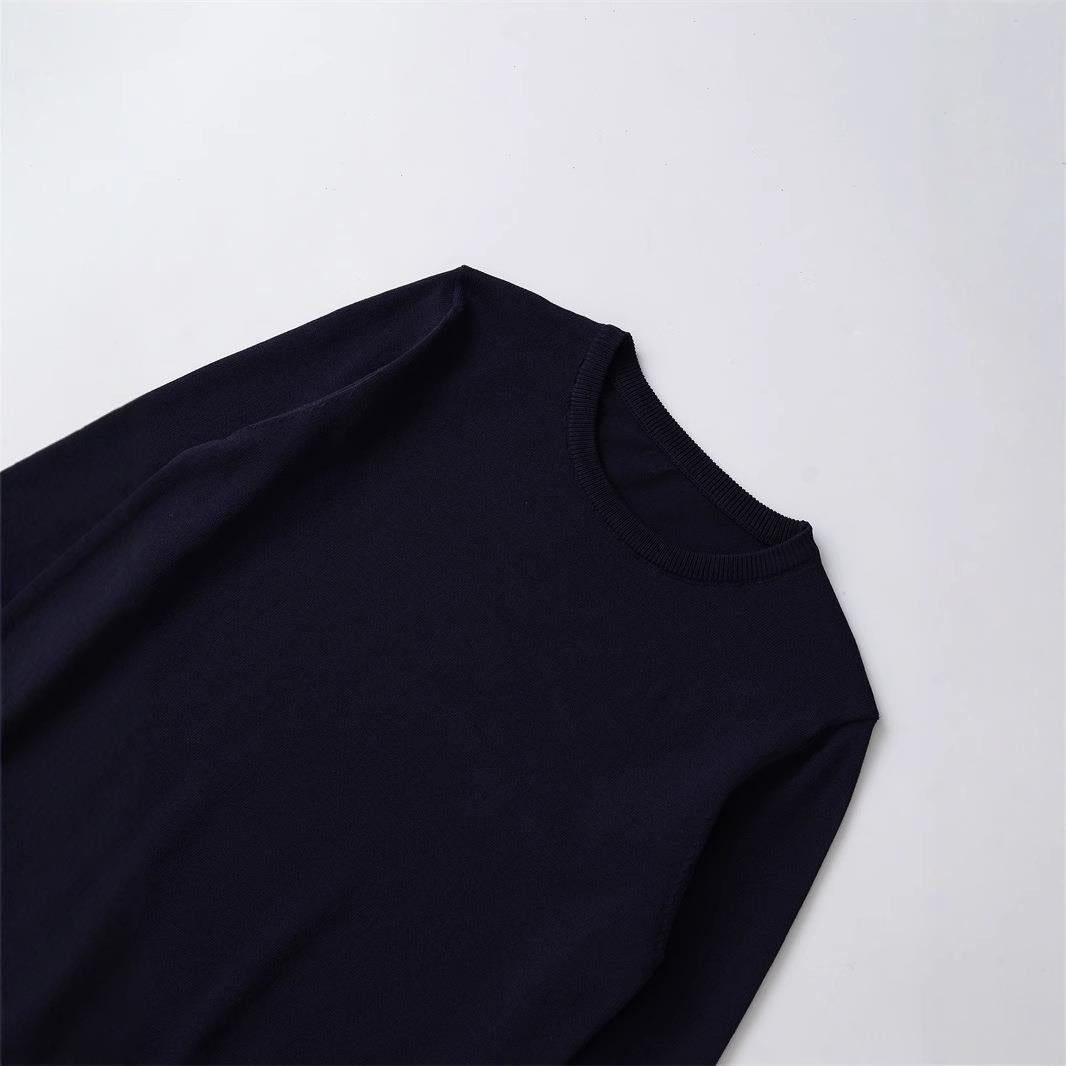 Damen Strickpullover mit raffiniertem Gürtel und elegantem Schnitt Drune