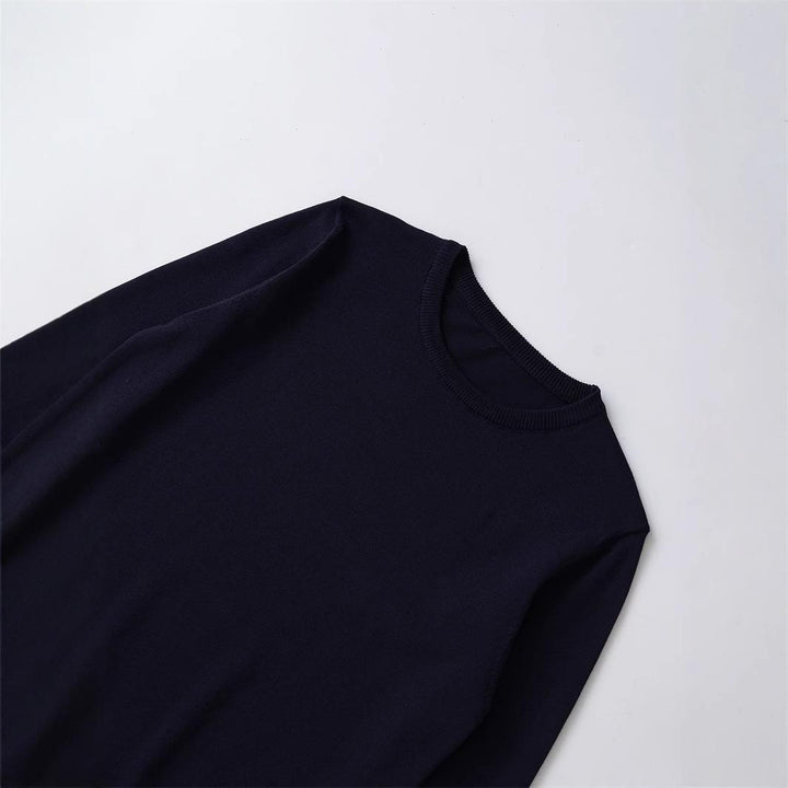 Damen Strickpullover mit raffiniertem Gürtel und elegantem Schnitt Drune