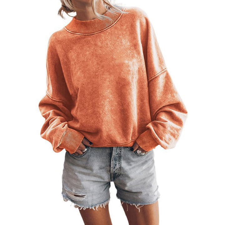 Damen lässiger Oversize Sweatshirt Drune