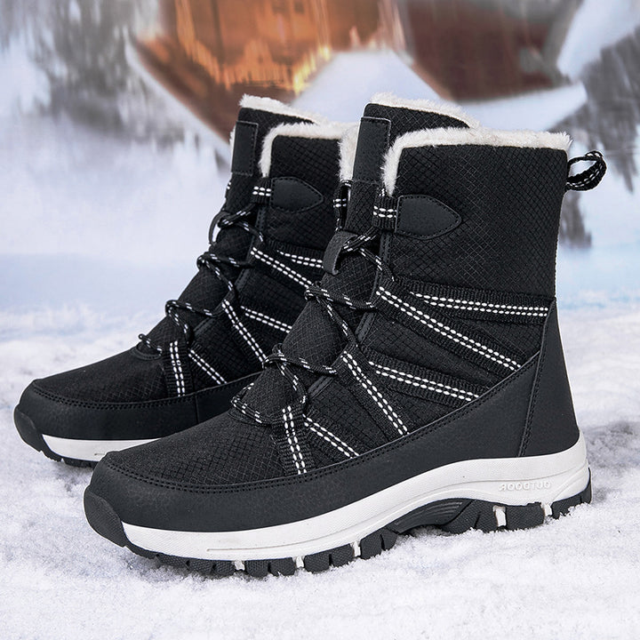 Damen Winterboots mit isolierendem Futter und rutschfester Sohle Drune