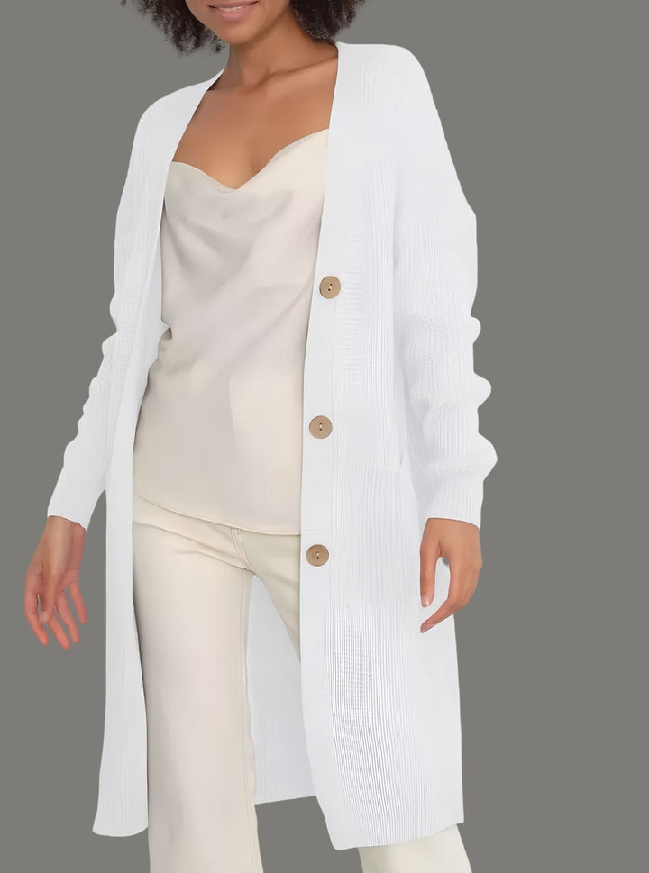 Damen Strickjacke mit hochwertigen Knöpfen Drune