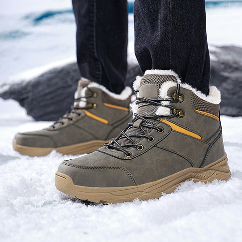 Damen Hochwertige Winterboots mit isolierter Innensohle und rutschfester Sohle Drune