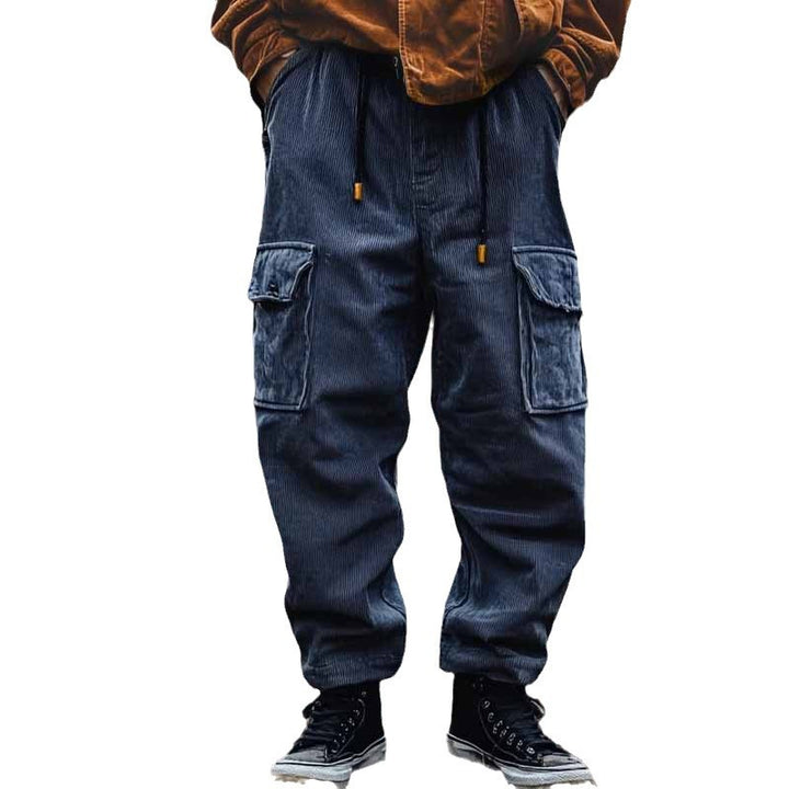 Herren bequeme Cargo-Hose mit seitlichen Taschen im lässigen Design Drune
