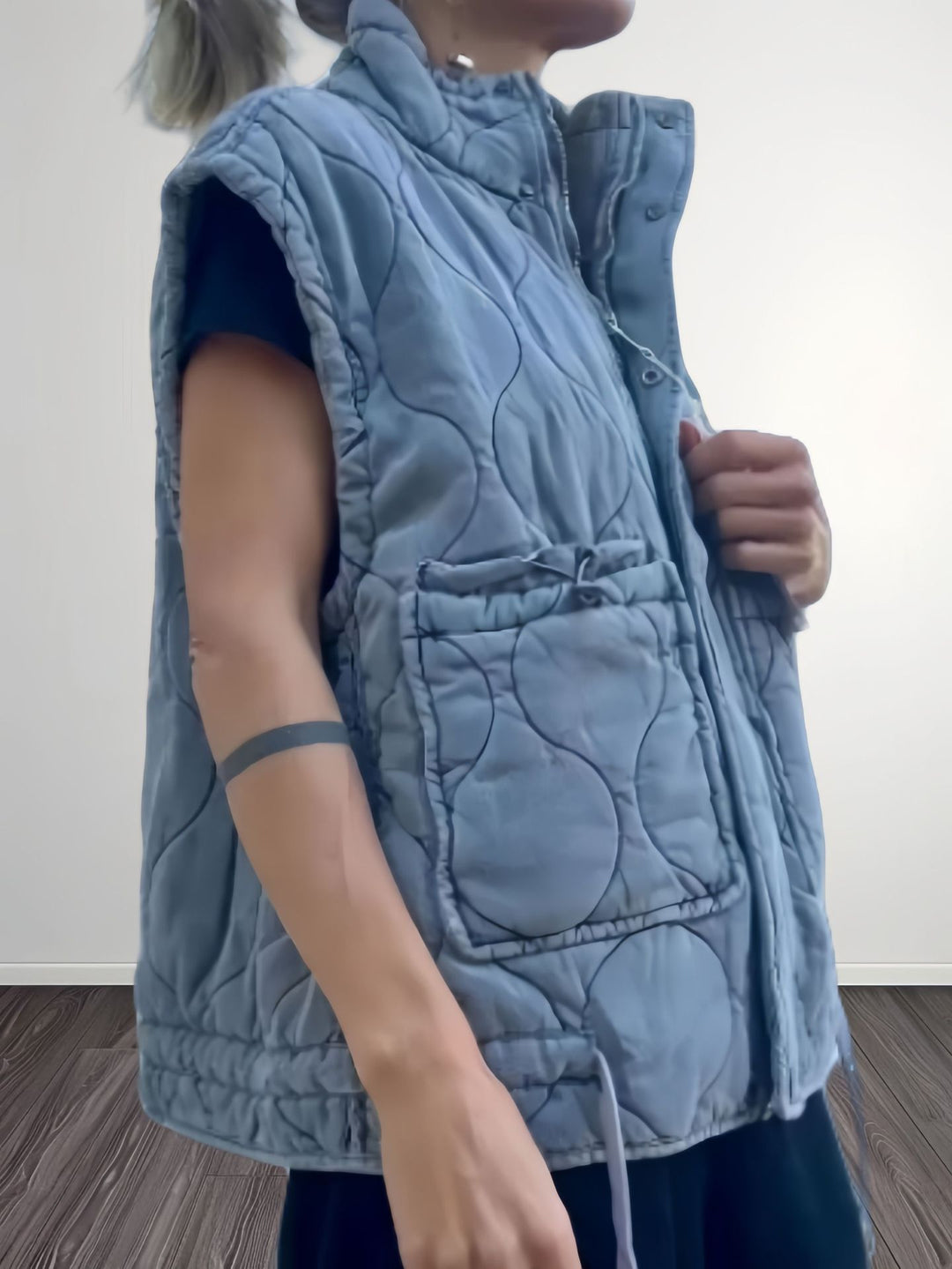 Damen Steppweste mit praktischen Taschen Drune
