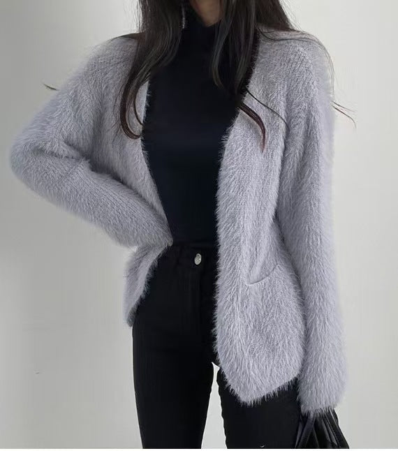 Damen Gemütliche und stilvolle Strickjacke Drune