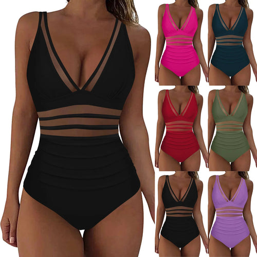 Damen eleganter Badeanzug mit verführerischen Cut-Out-Details Drune