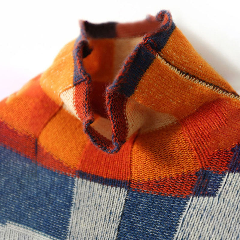 Drune | Pullover mit Bunten Karos