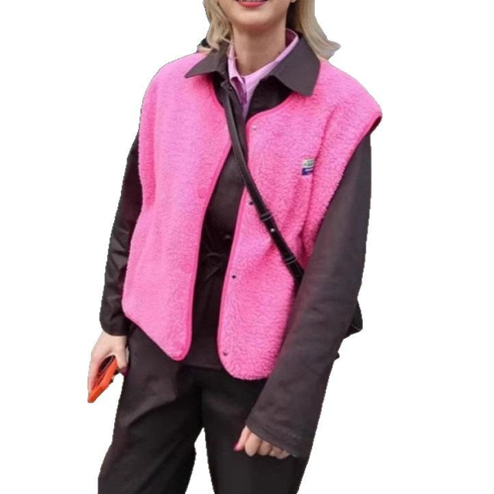 Damen komfortable Fleece-Weste Drune
