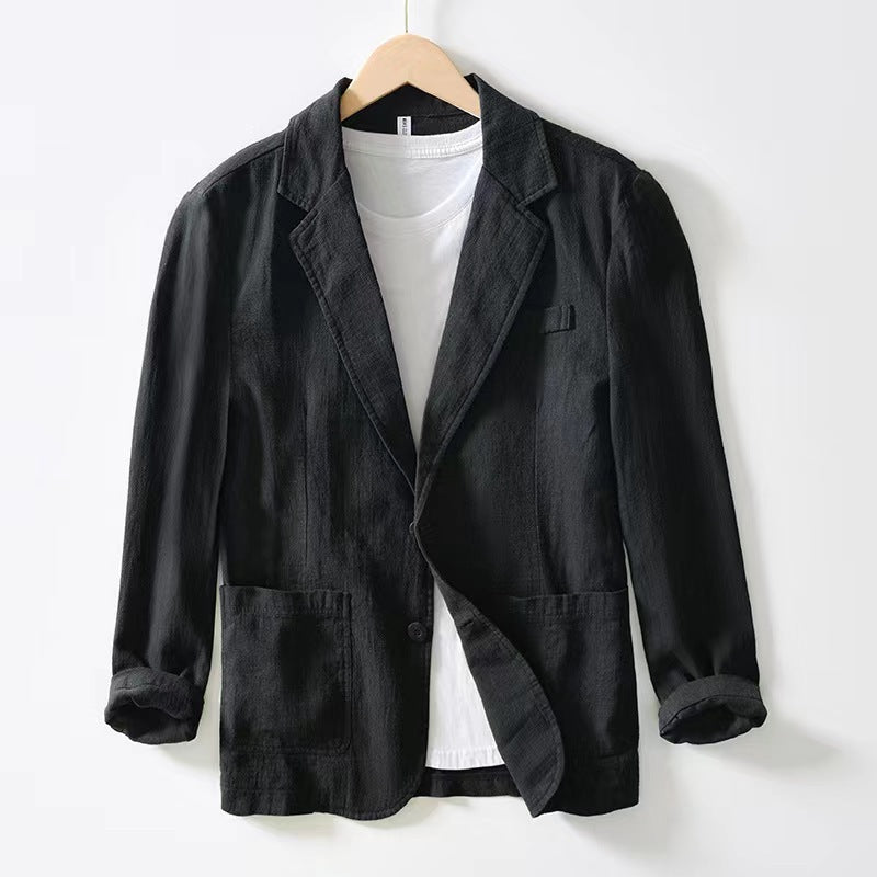 Damen Leichter und eleganter Leinenblazer Drune