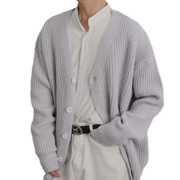 Damen Strickjacke aus weichem Baumwollmix mit eleganter Knopfleiste Drune