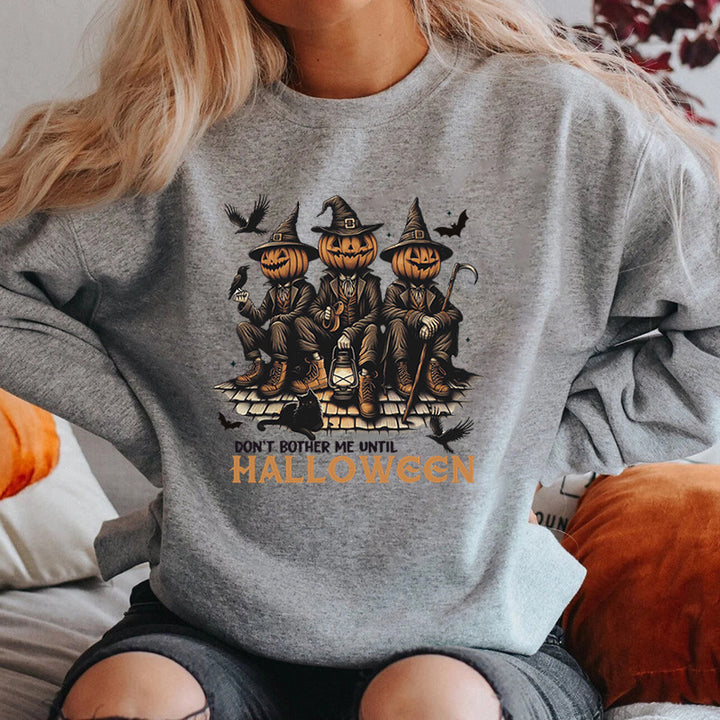 Damen Sweatshirt mit saisonalem Halloween-Motiv und gemütlichem Schnitt Drune