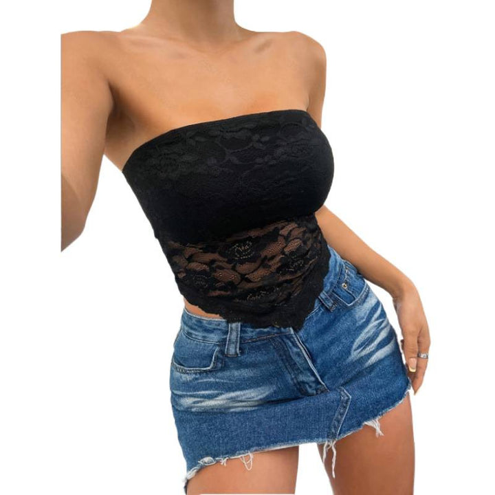 Damen Spitzenbustier mit elegantem Design und femininen Details Drune