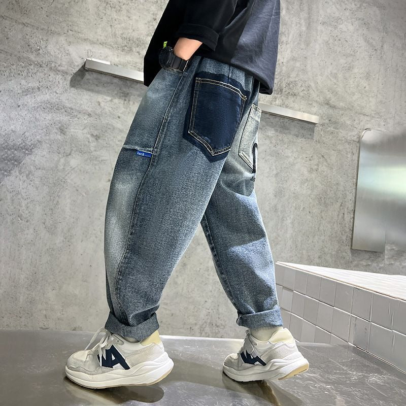 Damen lässige Jeans mit trendigen Details Drune