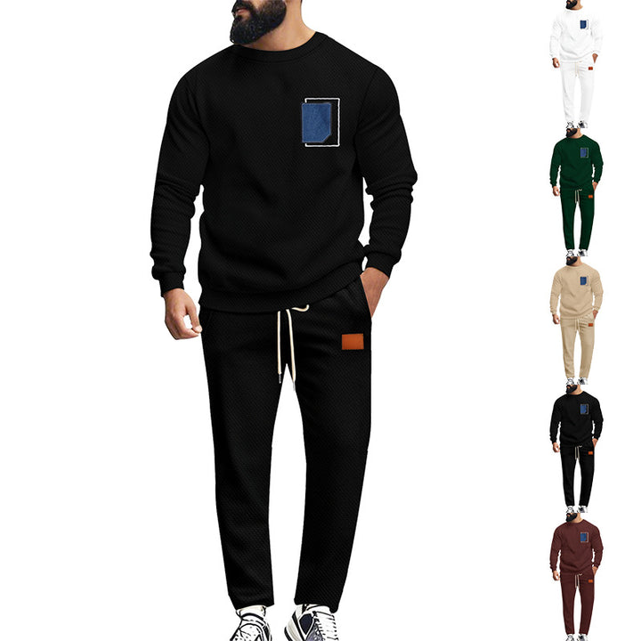 Herren Bequemer Freizeitanzug mit modischem Design und praktischen Taschen Drune
