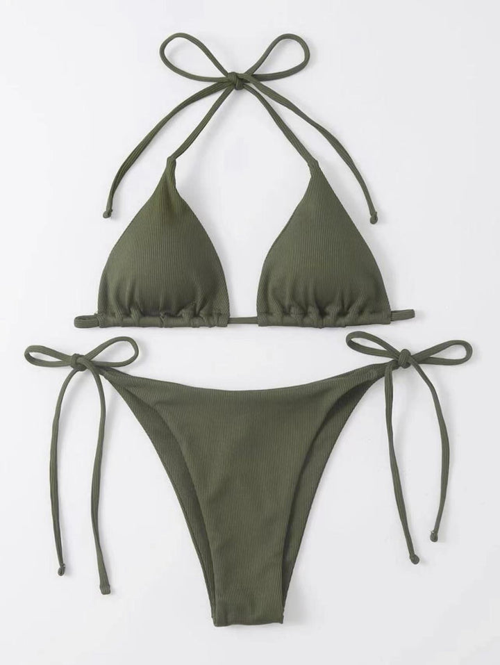 Damen Triangel-Bikini mit raffinierter Rüschung Drune