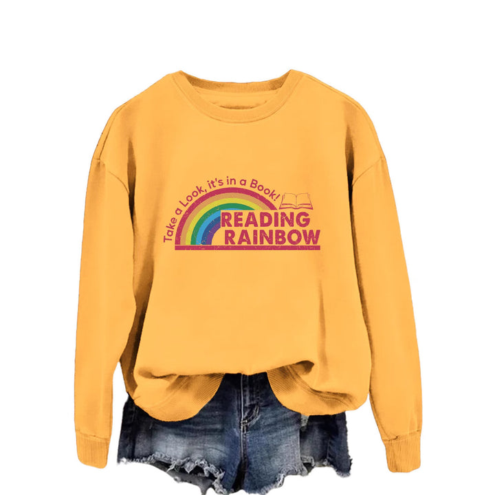 Damen lässiger Sweatshirt mit einzigartigem Druck Drune
